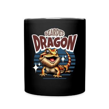 Bartagame Bartagamen Bearded Dragon - Full Colour Mug - black - Front
