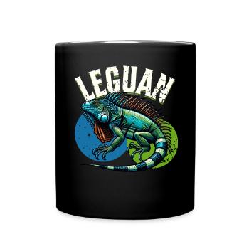 Iguana - Full Colour Mug - black - Front