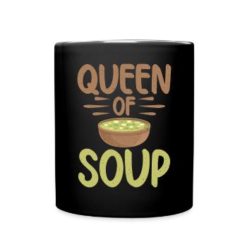 Soup Lovers Gifts - Tasse einfarbig - Schwarz - Vorne