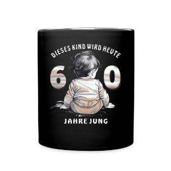 CHILD 60TH BIRTHDAY - Full Colour Mug - black - Front