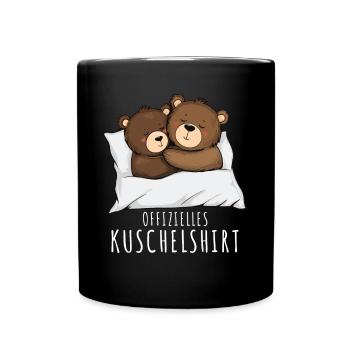 Bear Nightgown Official Cuddly Shirt Bear - Full Colour Mug - black - Front