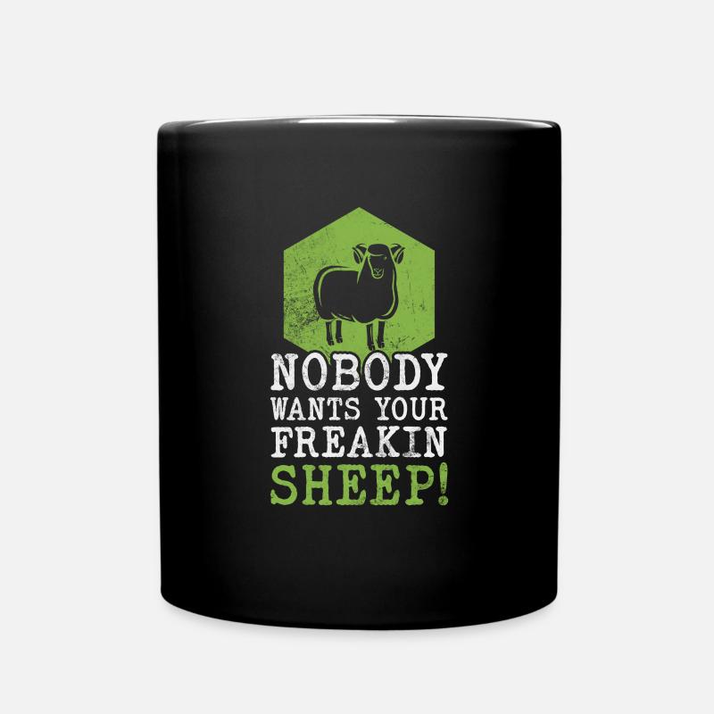 Brettspiel - Tasse einfarbig - Schwarz
