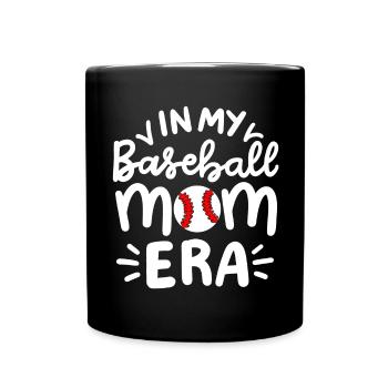 Baseball Baseball-Spieler - Tasse einfarbig - Schwarz - Vorne