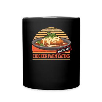 Chicken Parmesan Chicken Parm Geschenk - Tasse einfarbig - Schwarz - Vorne