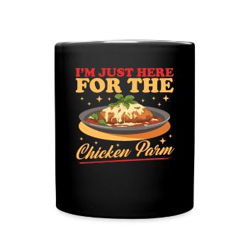 Chicken Parm Chicken Parmesan Geschenke - Tasse einfarbig - Schwarz - Vorne