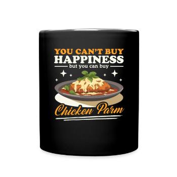 Chicken Parmesan | Chicken Parm Geschenke - Tasse einfarbig - Schwarz - Vorne