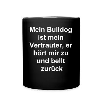 Gift for Dog Lover - Full Colour Mug - black - Front