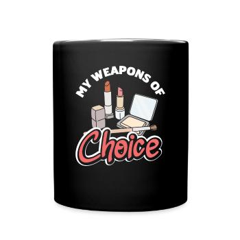 Hautpflege Kosmetikerin Kosmetik - Tasse einfarbig - Schwarz - Vorne