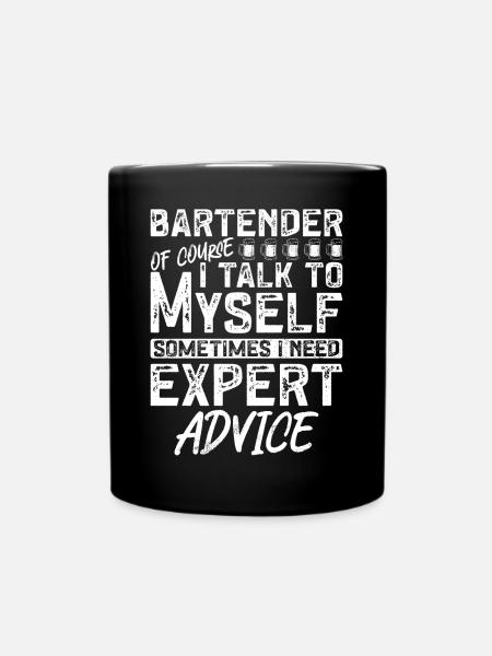 Bartender Mixologist Bartender Of - Tasse einfarbig - Schwarz