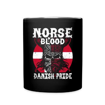 Danemark : Nordic Blood - Danish Pride - Mug uni - noir - Devant