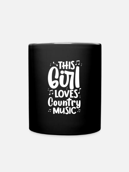 Musique country Cadeau de musique country - Mug uni - noir