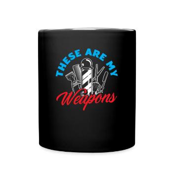 Barber Homme Coiffeur Coiffeur - Mug uni - noir - Devant