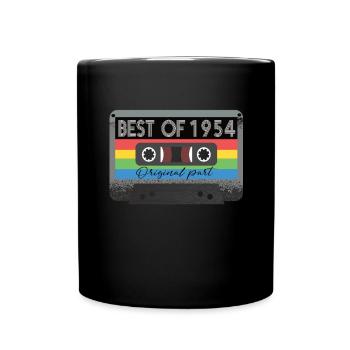 Le meilleur de 1954 Vintage Cassette Retro Birthday - Mug uni - noir - Devant