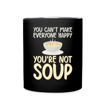 Soup Lovers Gifts - Full Colour Mug - black - Front