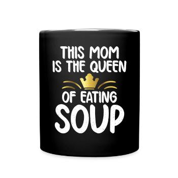 Soup Lovers Gifts - Full Colour Mug - black - Front