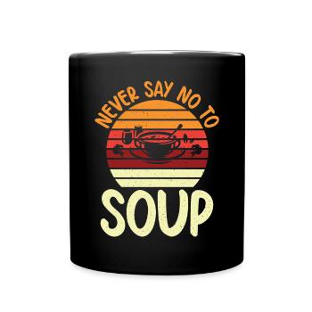 Cadeaux pour les amateurs de soupe - Mug uni - noir - Devant