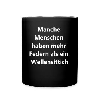 Funny gift for friends - Full Colour Mug - black - Front