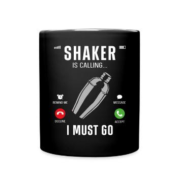 Bartender Mixologist Phone Display - Full Colour Mug - black - Front