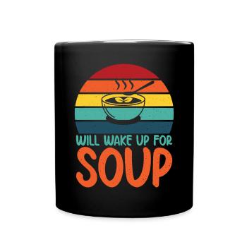 Cadeaux pour les amateurs de soupe - Mug uni - noir - Devant