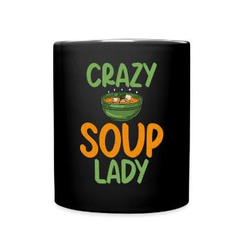 Soup Lovers Gifts - Tasse einfarbig - Schwarz - Vorne