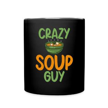 Soup Lovers Gifts - Full Colour Mug - black - Front