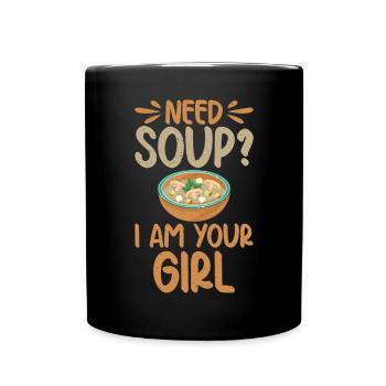 Cadeaux pour les amateurs de soupe - Mug uni - noir - Devant