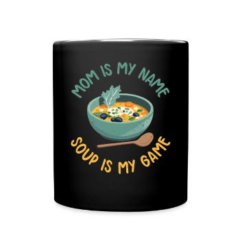 Soup Lovers Gifts - Tasse einfarbig - Schwarz - Vorne