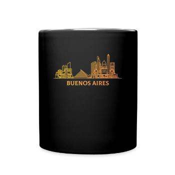 buenos aires argentina - Tasse einfarbig - Schwarz - Vorne