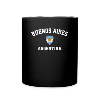 buenos aires argentina - Tasse einfarbig - Schwarz - Vorne