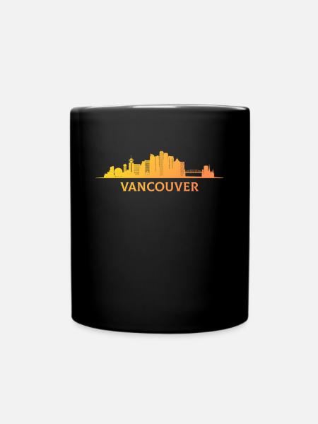 Vancouver Canada, canadian - Tasse einfarbig - Schwarz