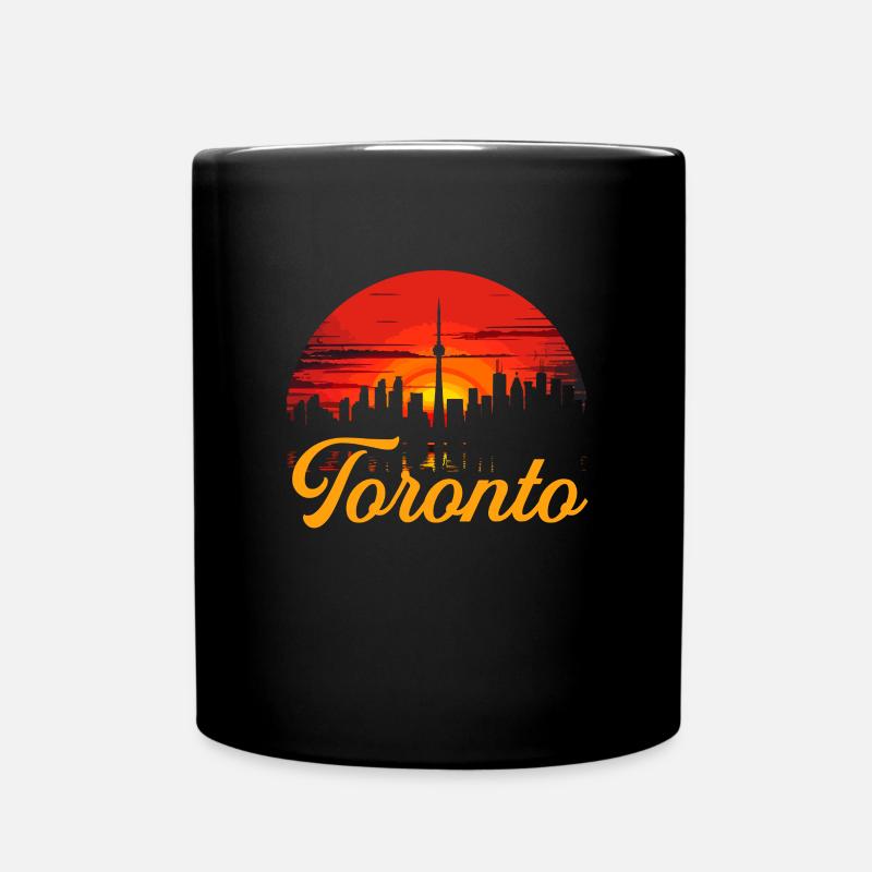 toronto Canada, canadian - Tasse einfarbig - Schwarz