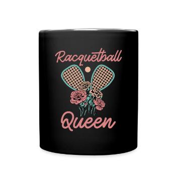 Racquetball Spieler Racquetball - Tasse einfarbig - Schwarz - Vorne