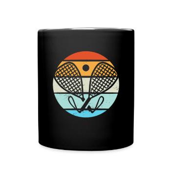 Racquetball Spieler Racquetball - Tasse einfarbig - Schwarz - Vorne