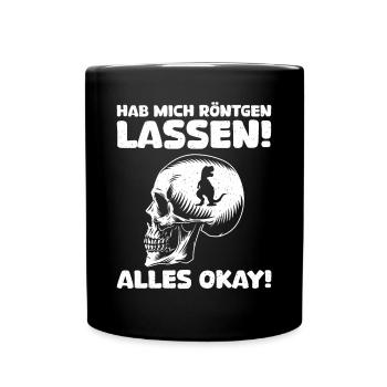 Röntgen Black humor and macabre style - Full Colour Mug - black - Front