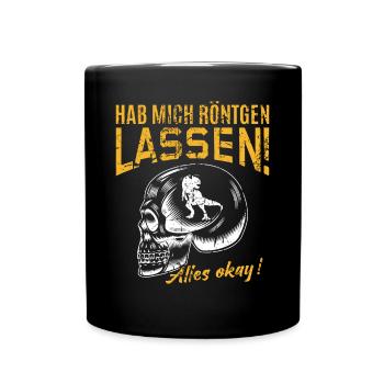 Röntgen Black humor and macabre style - Full Colour Mug - black - Front