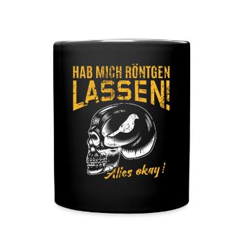 Röntgen Black humor and macabre style - Full Colour Mug - black - Front