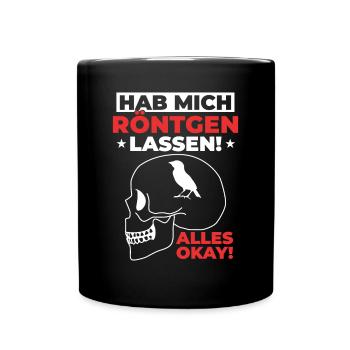 Röntgen Black humor and macabre style - Full Colour Mug - black - Front