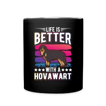 Life is better with Hovawarts - Full Colour Mug - black - Front