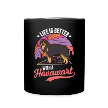 Life is better with Hovawarts - Full Colour Mug - black - Front