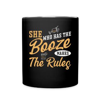 Barman Mixologue Celle qui a - Mug uni - noir - Devant