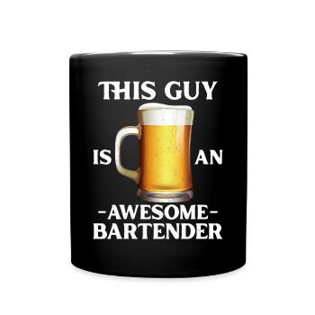 Bartender Mixologist This Guy Is - Full Colour Mug - black - Front