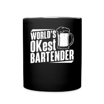 Bartender Mixologist World's - Tasse einfarbig - Schwarz - Vorne