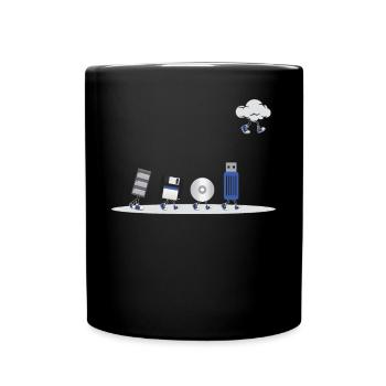 IT Geek, Accessoires PC Périphériques de stockage Evolution - Mug uni - noir - Devant