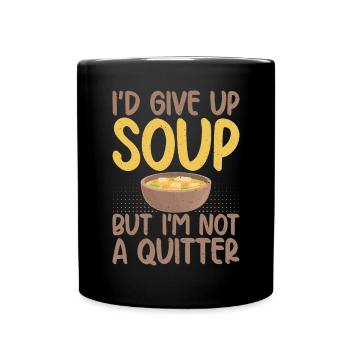 Cadeaux pour les amateurs de soupe - Mug uni - noir - Devant