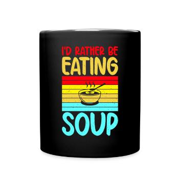 Soup Lovers Gifts - Tasse einfarbig - Schwarz - Vorne