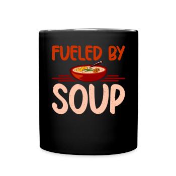 Soup Lovers Gifts - Tasse einfarbig - Schwarz - Vorne