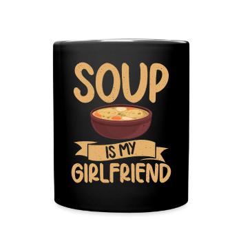Soup Lovers Gifts - Full Colour Mug - black - Front