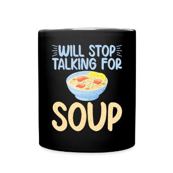 Cadeaux pour les amateurs de soupe - Mug uni - noir - Devant