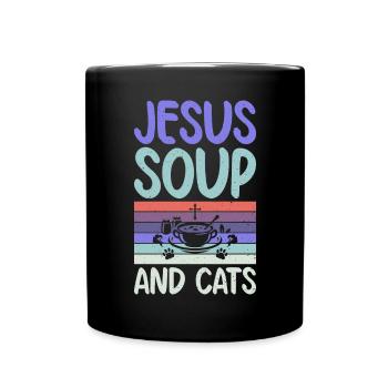 Soup Lovers Gifts - Tasse einfarbig - Schwarz - Vorne