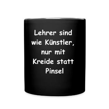 Cadeau de la passion de l’enseignant - Mug uni - noir - Devant